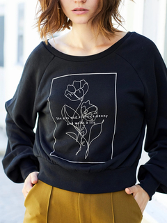 Roine'(ロイン) |Flower print SWEAT