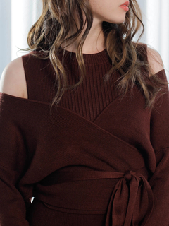 Roine'(ロイン) |Ensemble Long knit OP