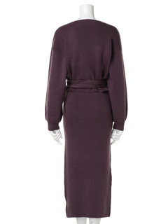 Roine'(ロイン) |Ensemble Long knit OP