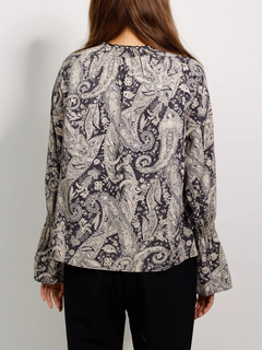 Roine'(ロイン) |Paisley pattern ブラウス