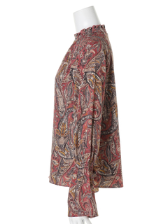 Roine'(ロイン) |Paisley pattern ブラウス