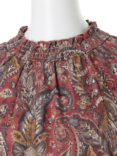 Roine'(ロイン) |Paisley pattern ブラウス