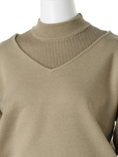 Roine'(ロイン) |Mock neck Layered KNIT
