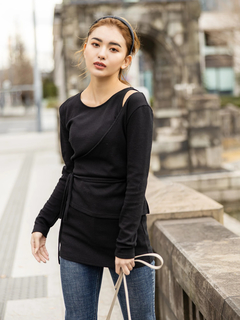 Roine'(ロイン) |アシメレイヤードSET トップス