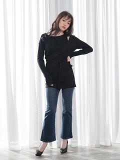 Roine'(ロイン) |アシメレイヤードSET トップス