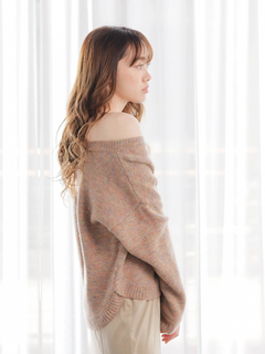 Roine'(ロイン) |Alpaca mix Asymmetry KNIT