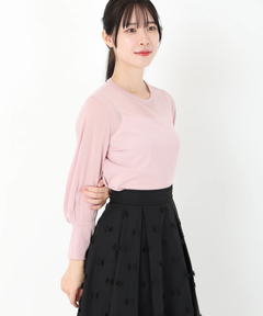 ストレッチチュールトップス