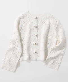 クロッシェライクレースジャケット